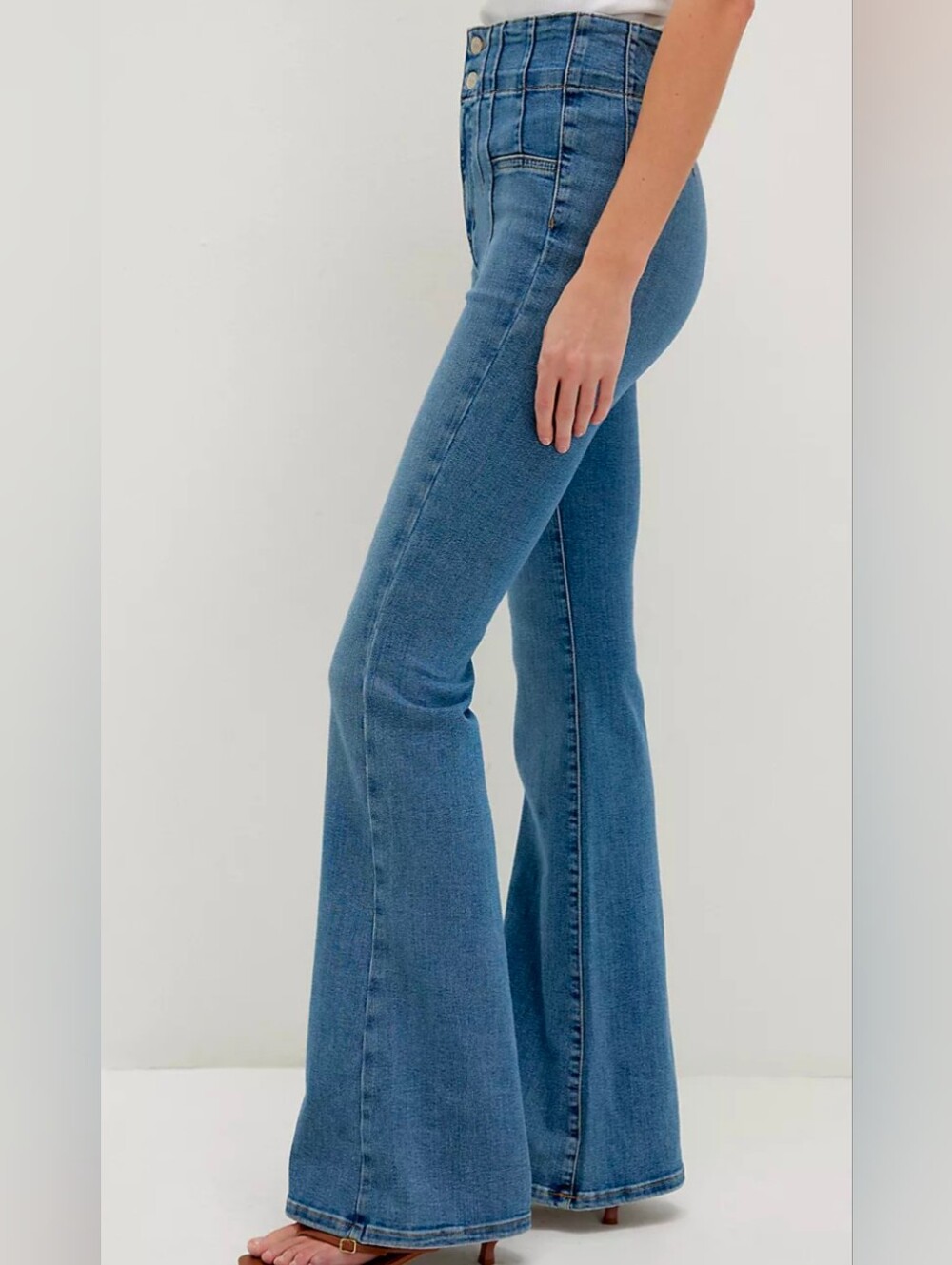 We The Free Jayde Flare Jeans High Rise Size 26